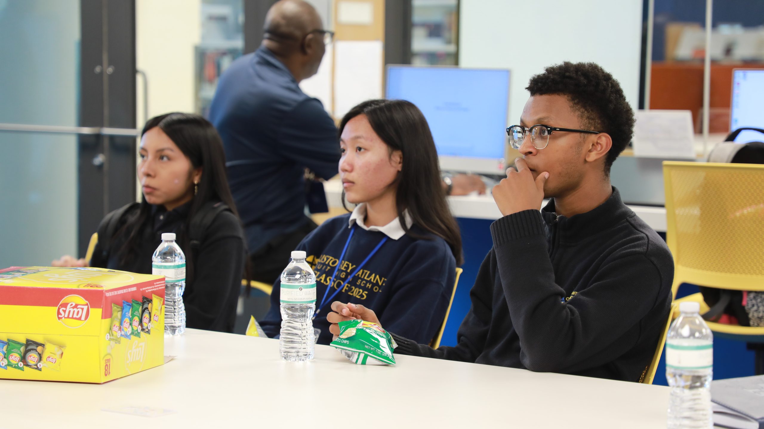 Students engaged during event