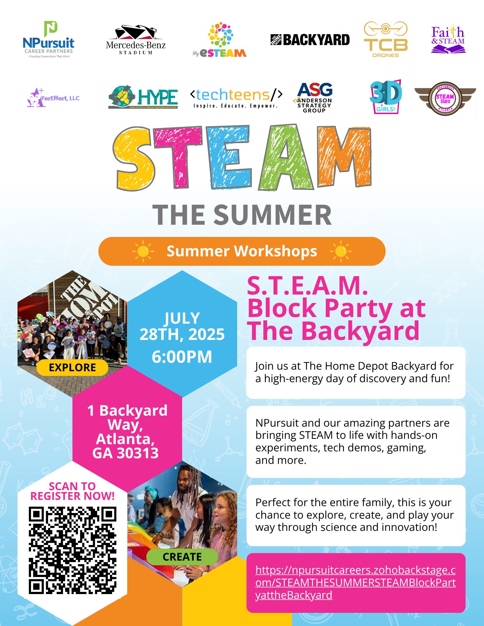 STEAM flyer